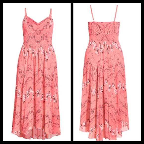 City Chic Boho Pink Maxi Dress  14 & 16 NWT - Picture 2 of 4